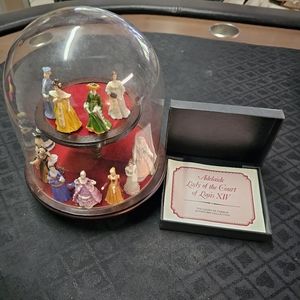 Franklin Mint 'The Ladies In Fashion' & Display
